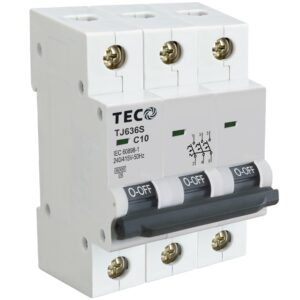 MCB TJ-636S 3P 10A 6kA