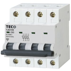 MCB TJ-6310S 4P 63A 10kA