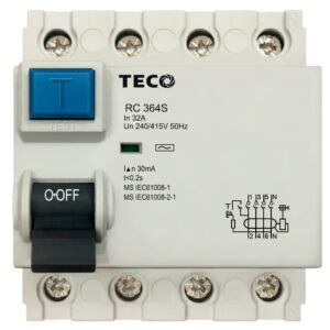 Cầu dao chống giật (RCCB) RC-364S 4P 32A 2.5kA
